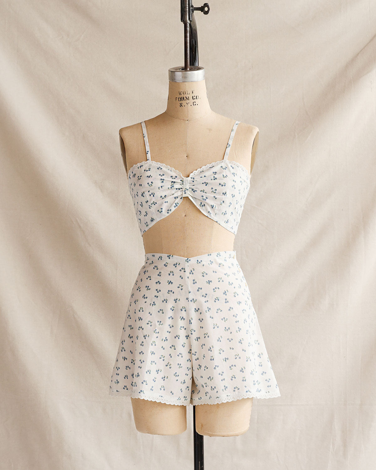 Atèlette 1940s Inspired Cotton Floral Lounge Set - JANE - Consciously Crafted Clothing